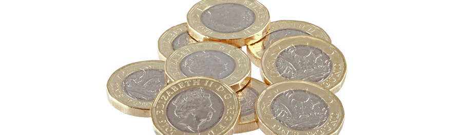 Pound coins used to pay for cheap PO Boxes with UK street addresses
